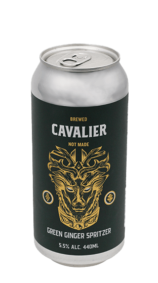 CAVALIER Green Ginger Spritzer Can (12x440ml)