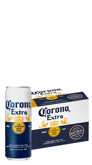 (80931-12) CORONA EXTRA 12 PACK 4.5% 330ML CANS (12X330ML) (330ml) CORONA EXTRA 12 PACK 4.5% 330ML CANS (12X330ML) (330ml)