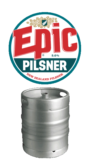 EPIC BEER Kegs Pilsner 5% 50l (1x50000ml)