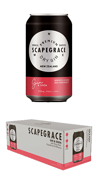 SCAPEGRACE Gin Grapefruit & Hibiscus 10pk