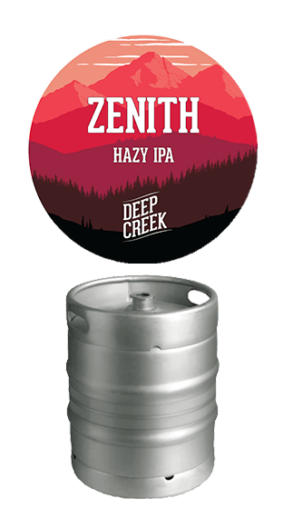 DEEP CREEK Zenith Hazy IPA Steel Keg (50L)