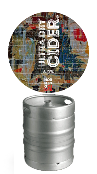 (98131) MORNINGCIDER ULTRA DRY CIDER 6.0% 50L KEG (1X50000ML) (50.00L) MORNINGCIDER ULTRA DRY CIDER 6.0% 50L KEG (1X50000ML) (50.00L)