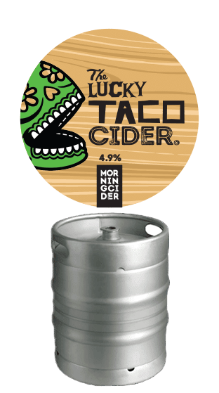 MORNINGCIDER Lucky Taco Cider 50l Steel Keg