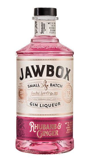 JAWBOX Rhubarb & Ginger Gin Liqueur 700ml  (700ml)