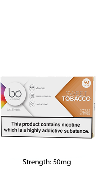 BO VAPING Bo Caps Sweet Tobacco 50mg (5x3 Pack)
