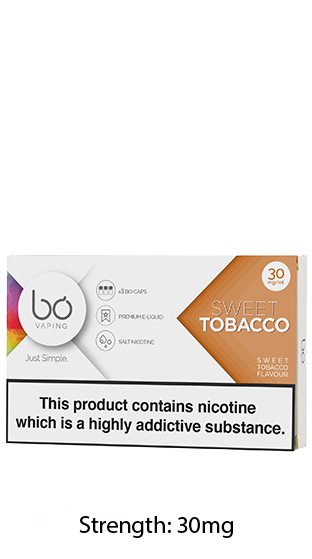 BO VAPING Bo Caps Sweet Tobacco 30mg (5x3 Pack)