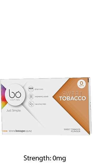 BO VAPING Bo Caps Sweet Tobacco 0mg (5x3 Pack)