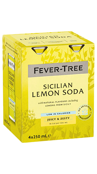 FEVER-TREE Fever Tree Light Sicilian Lemonade 6x4pk Can  (250ml)