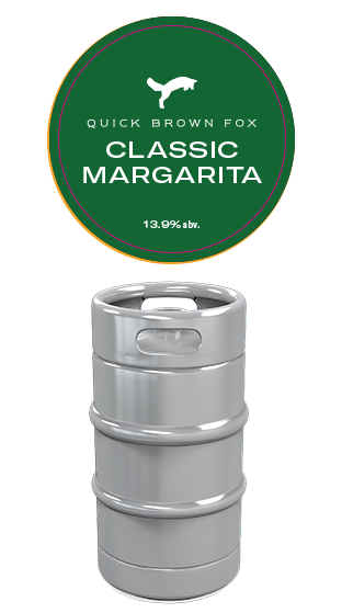 QUICK BROWN FOX Quick Brown Fox Classic Margarita Keg 30L  (30.00L)