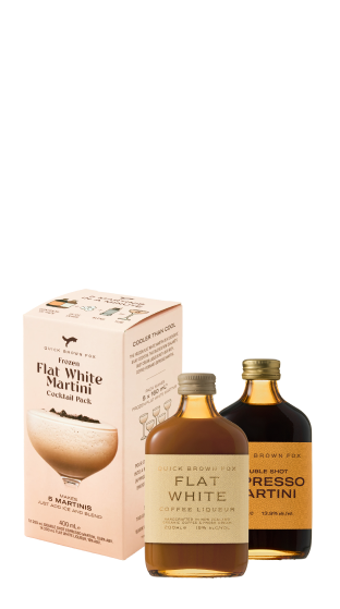 QUICK BROWN FOX QUICK BROWN FOX FLAT WHITE MARTINI 2X200ML PACK (6X400ML)  (400ml)