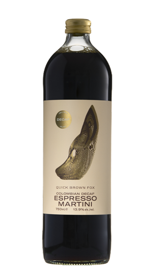 QUICK BROWN FOX QUICK BROWN FOX DECAF ESPRESSO MARTINI (6X750ML)  (750ml)