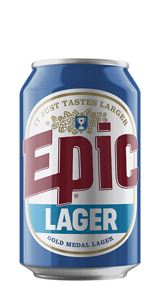 EPIC BEER Lager Loose 24pk 5% (24x330ml)  (330ml)