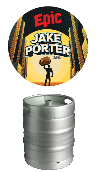 EPIC BEER JAKE PORTER 6.0% PORTER KEG 50L  (50.00L)