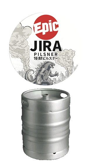 EPIC BEER JIRA PILSNER 5.9%  (50.00L)