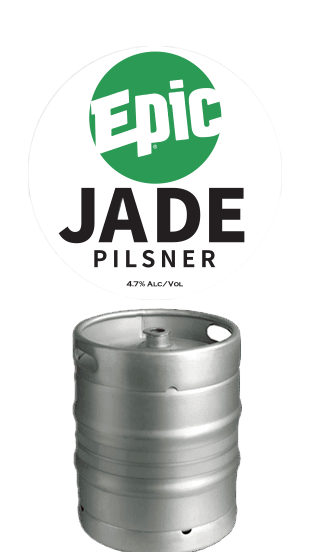 EPIC KEGS Epic Kegs Jade Pilsner 4.7% 50l Keg (1x50000ml)  (50.00L)
