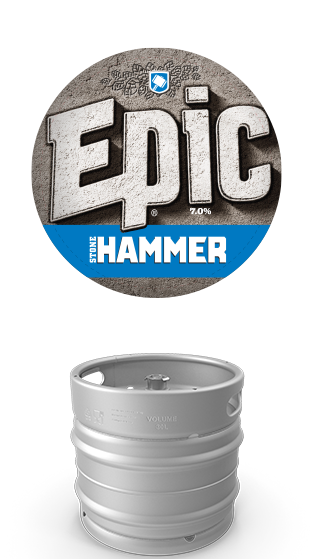 EPIC BEER Epic Kegs Stone Hammer 7% 30l Keg (1x30000ml)  (30.00L)