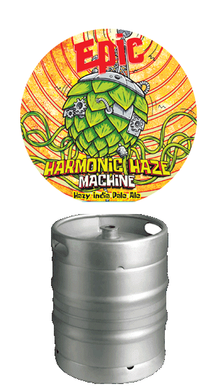 EPIC BEER Harmonic Haze Hazy Ipa 6.0% 50l Keg  (50.00L)