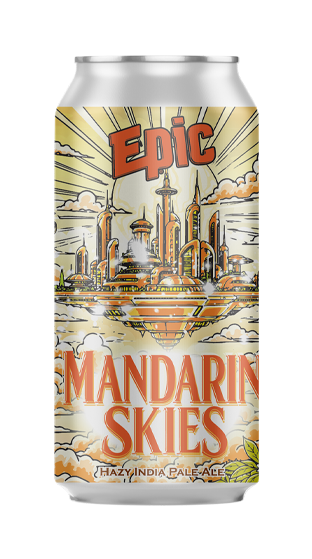 EPIC BEER EPIC MANDARIN SKIES HAZY IPA 6.2% 440ML (12X440ML)  (440ml)