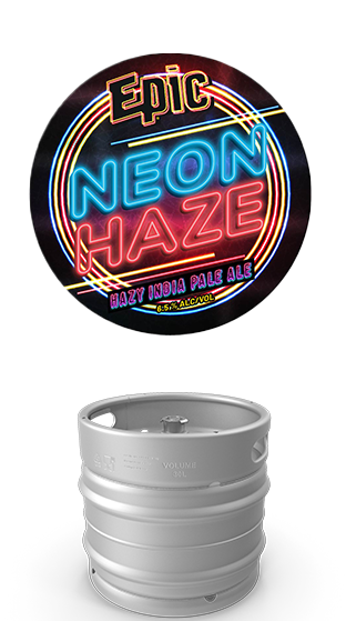 EPIC BEER Epic Kegs Neon Haze 6.5% 30l Keg (1x30000ml)  (30.00L)