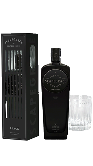 SCAPEGRACE  Black Gin Confessional Box (700ml)  (700ml)