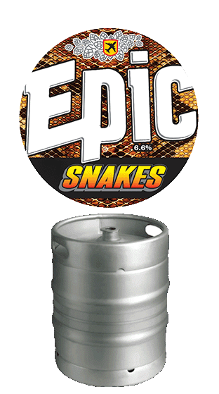 EPIC BEER Snakes IPA 50l Keg 6.6% (1x50000ml)  (50.00L)