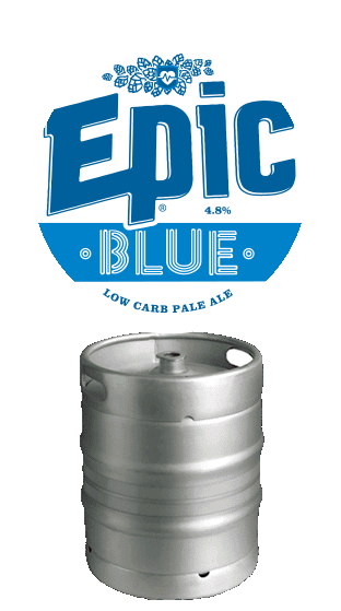 EPIC BEER Blue Low Carb Pale Ale 4.8% 50l  (1x50000ml)  (50.00L)