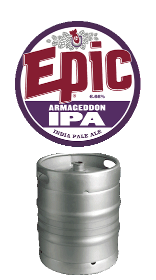 EPIC BEER Armageddon IPA 6.66% Keg 50L  (50.00L)