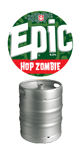 EPIC BEER Hop Zombie Ipa 8.5% 50l Keg  (1x50000ml)  (50.00L)