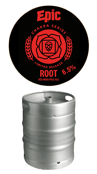 EPIC BEER Red Root IPA 6.5% 50l Keg (1x50000ml)  (50.00L)