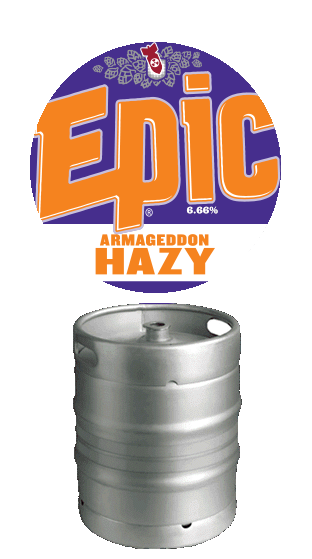 EPIC BEER Epic Kegs Hazy Armageddon 50l Keg  (1x50000ml)