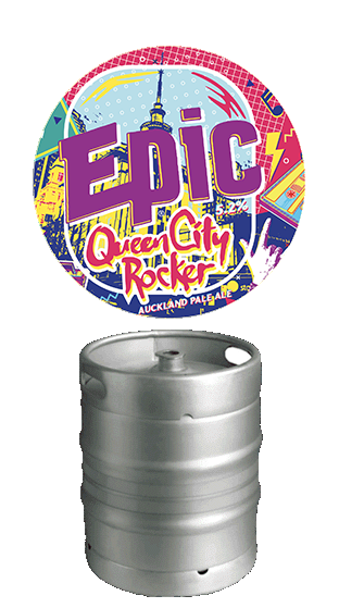 EPIC BEER Queen City Rocker IPA 5.3% Keg  (1x50000ml)  (50.00L)