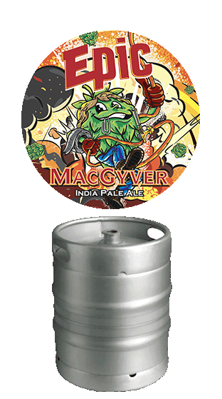 EPIC BEER MacGyver IPA 6.5% 50l Keg  (1x50000ml)  (50.00L)