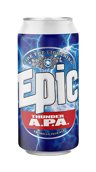 EPIC BEER Thunder APA 5.8% 440ml Can  (12x440ml)