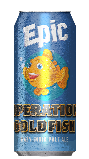 EPIC BEER Operation Goldfish Hazy Ipa 6.2%  (12x440ml)
