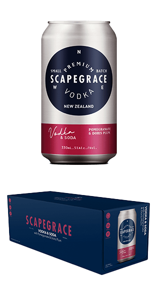 SCAPEGRACE Vodka Pomegranate & Plum 10pk  (3.30L)