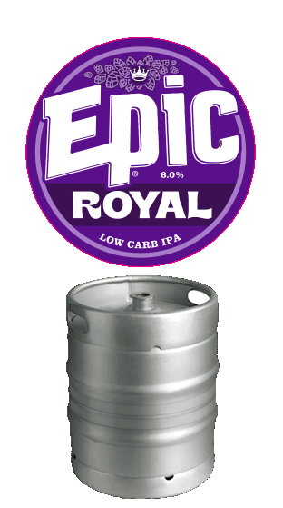 EPIC BEER Royal Low Carb IPA 6% 50l (1x50000ml)  (50.00L)