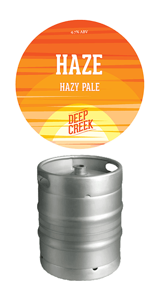 DEEP CREEK Haze Hazy Pale Ale Steel Keg (50L)  (50.00L)