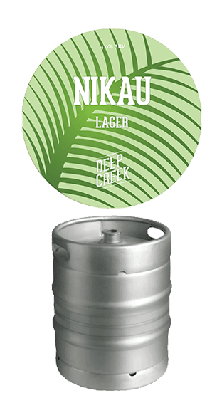 DEEP CREEK  Nikau Lager Steel Keg (50L)  (50.00L)