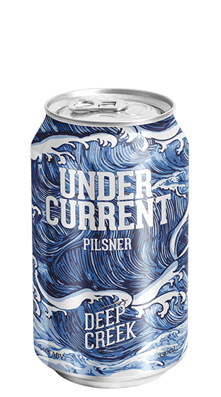 DEEP CREEK Undercurrent Pilsner 330ml 6 Pack Cans