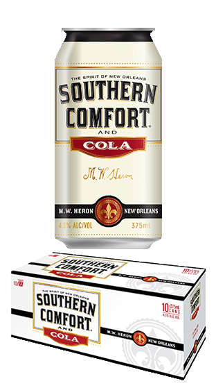 SOUTHERN COMFORT RTD & Cola 10 Pack Cans