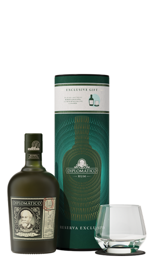DIPLOMATICO DIPLOMATICO RESERVA EXCLUSIVA GLASS AND COASTER (6X700ML)  (700ml)