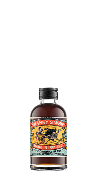 SHANKYS WHIP BLACK IRISH WHISKEY LIQUEUR MINI 50ML