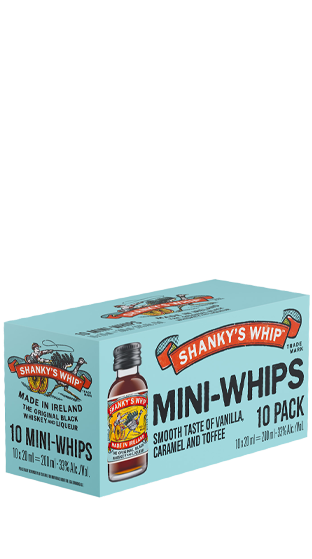 SHANKYS WHIP SHANKY'S WHIP BLACK IRISH WHISKEY LIQUEUR (120X20ML)  (20ml)