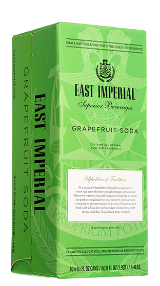 EAST IMPERIAL Grapefruit Soda Can 3x10 Pack  (180ml)