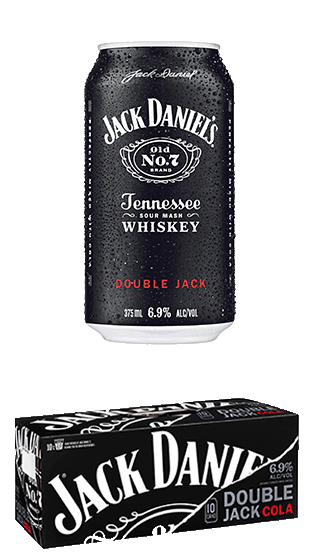 JACK DANIELS RTD & Cola Double Jack Rtd 330ml 30pk Can (30x330ml)  (330ml)