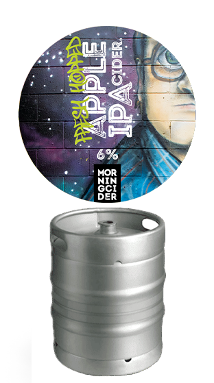 MORNINGCIDER MORNINGCIDER KEGS FRESH HOPPED APPLE IPA CIDER (1X50000ML)  (50.00L)