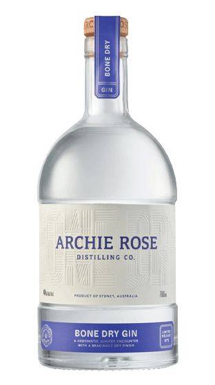 ARCHIE ROSE BONE DRY GIN  (700ml)