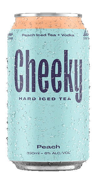 CHEEKY Hard Iced Tea Peach 330ml (40x330ml)  (330ml)