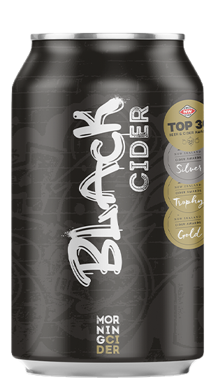 MORNINGCIDER BLACK CIDER 4.5% 24 LOOSE 330ML CAN  (330ml)