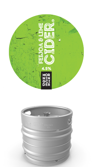 MORNINGCIDER Feijoa & Lime 4.5% Keg 30L  (30.00L)